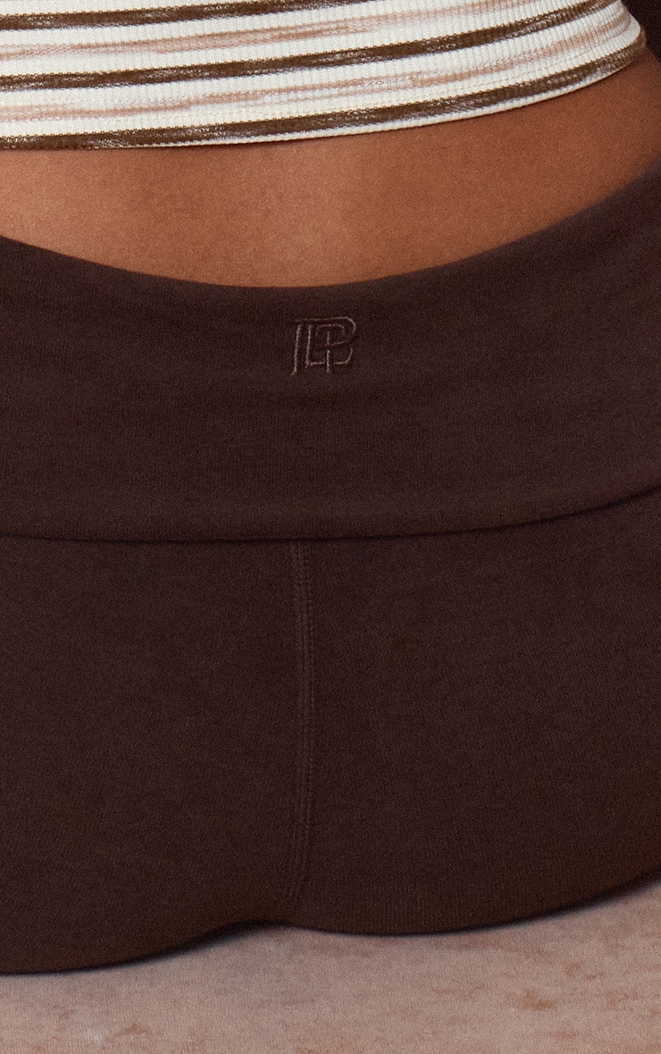 Chocolate Melange Soft Cotton Yoga Pant image 4