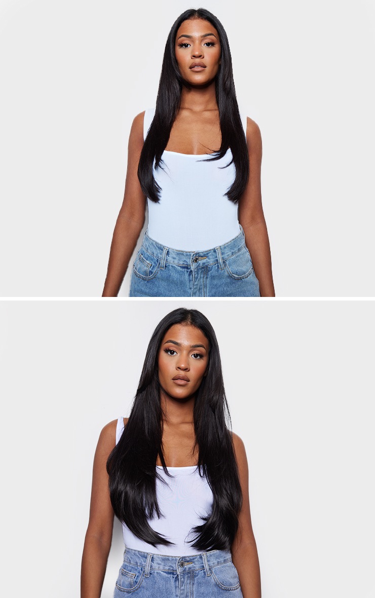 Lullabellz Thick Hair Extensions Natural Black PrettyLittleThing AUS