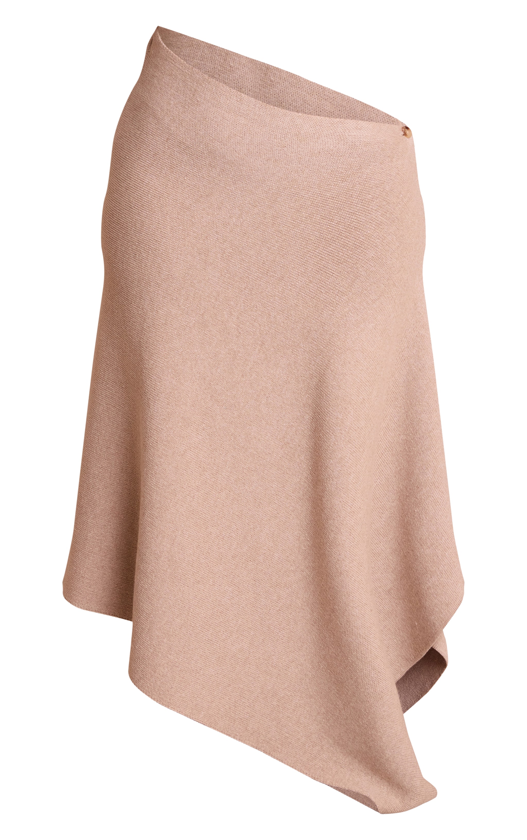 Petite Beige Asymmetric Maxi Skirt image 5