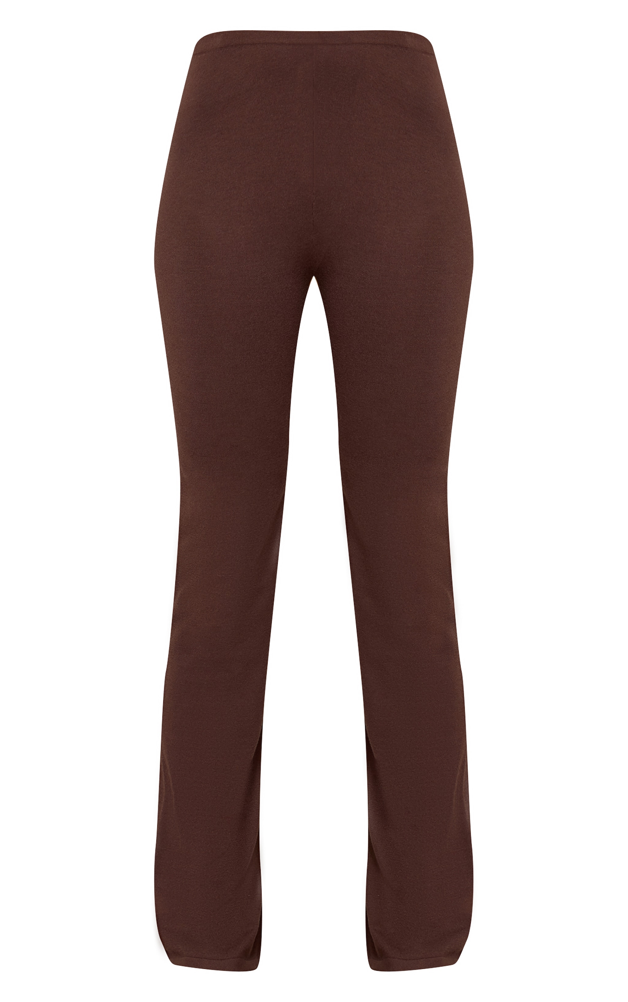 Tall Chocolate Fine Knit Flared Legging image 5