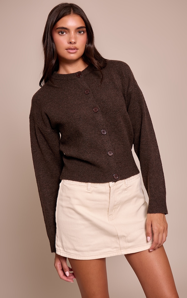 Butter Yellow Button Up Denim Mini Skirt