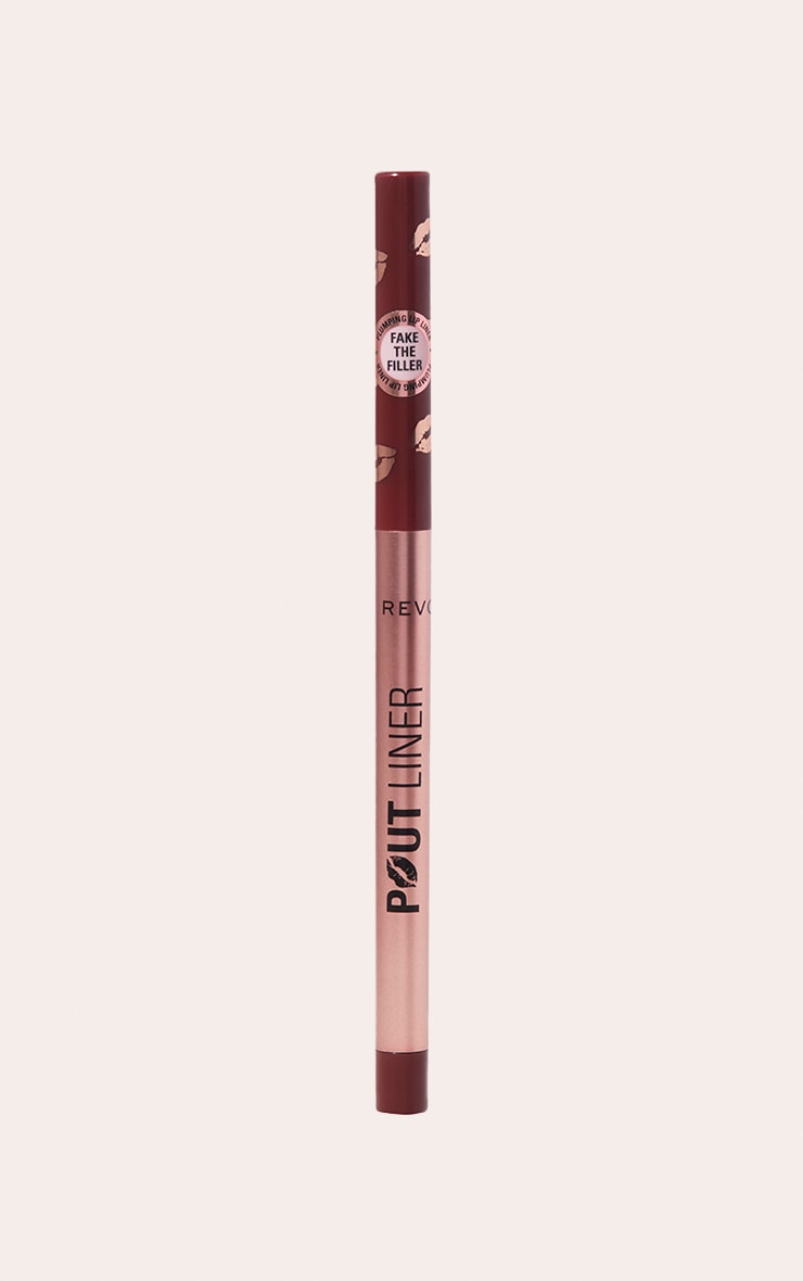 Revolution Pout Bomb Plumping Lip Liner Cookie Warm Brown image 1