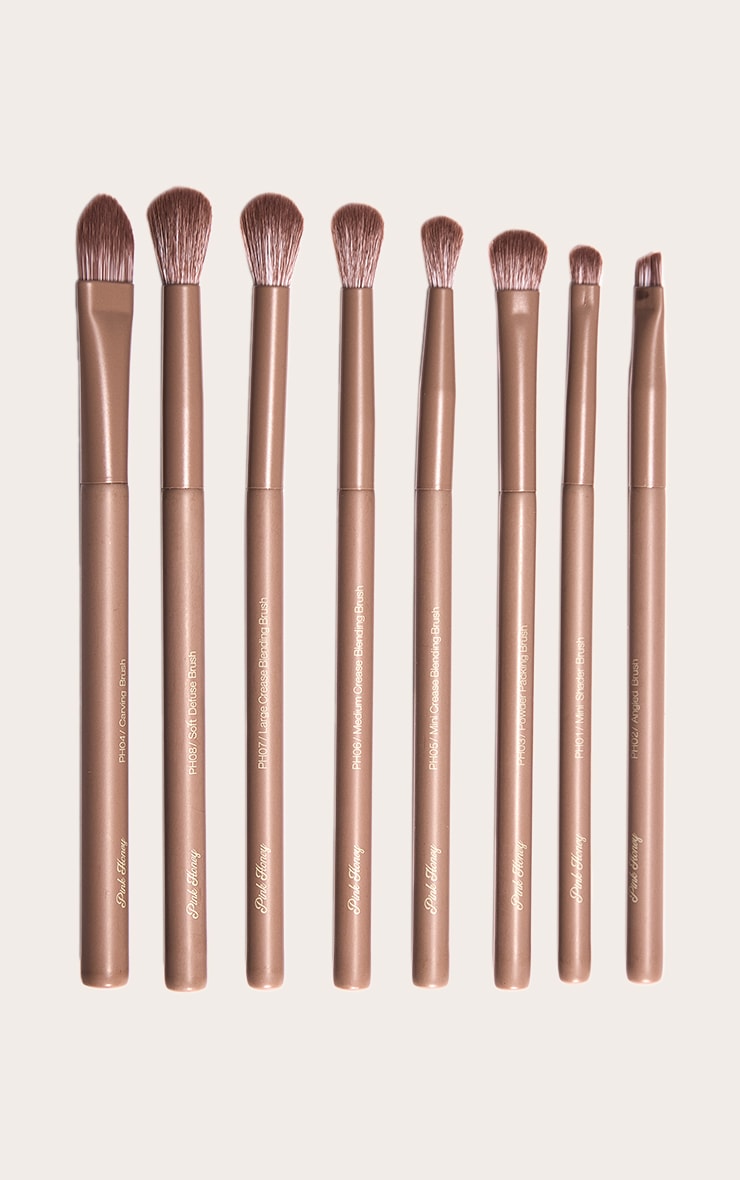 Pink Honey Arte Di Lusso 8 Piece Eye Brush Set image 1