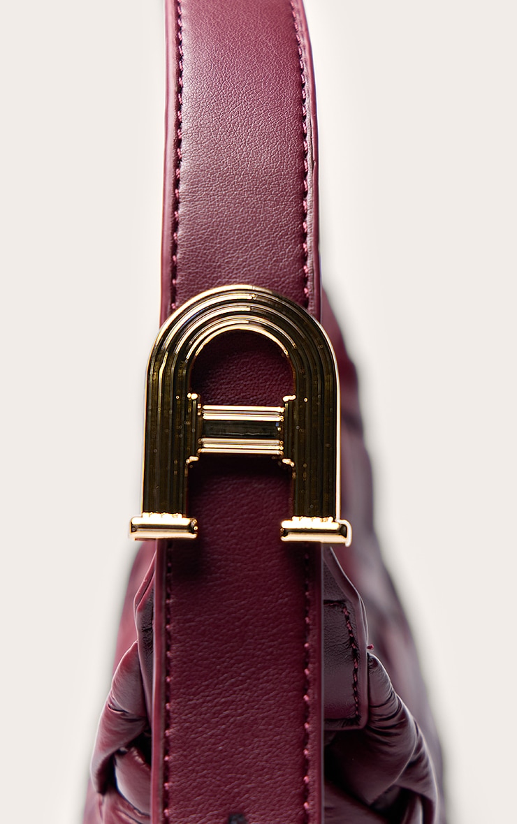 Plum Hand Weave Shoulder Bag image 4
