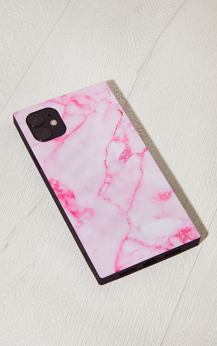 Idecoz Blush Marble Square Iphone 11 Case