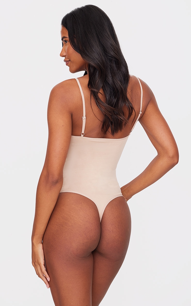 Nude Shapewear Solution Thong Bodysuit image 2