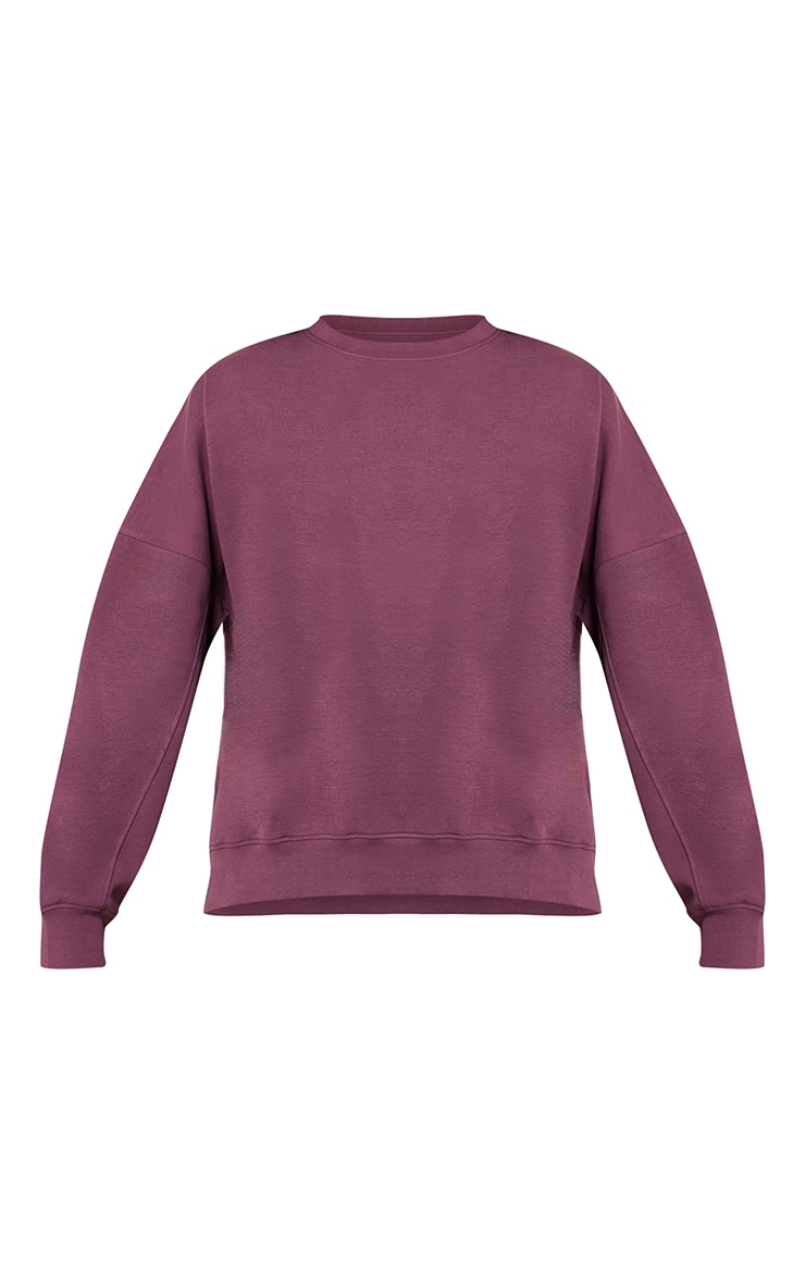 Sweat en tissu 350 gr/m² sergé prune image 5