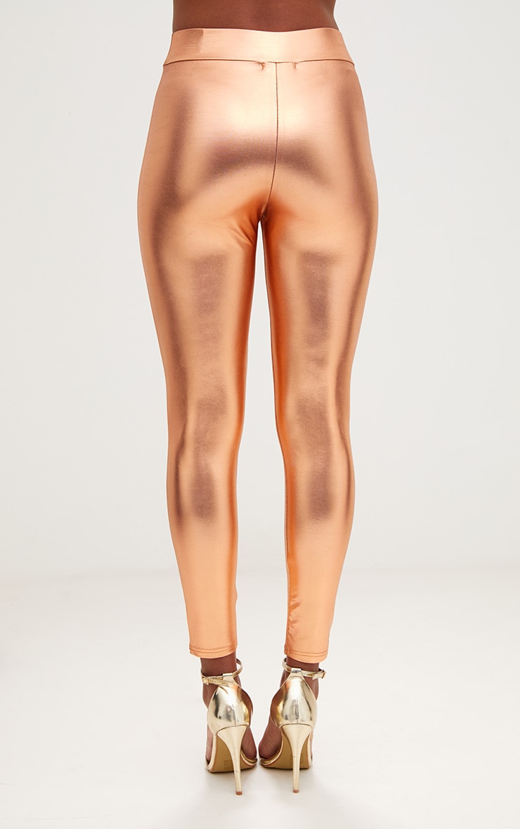 Gold Metallic Disco Leggings. Shop the range of leggings & hosiery