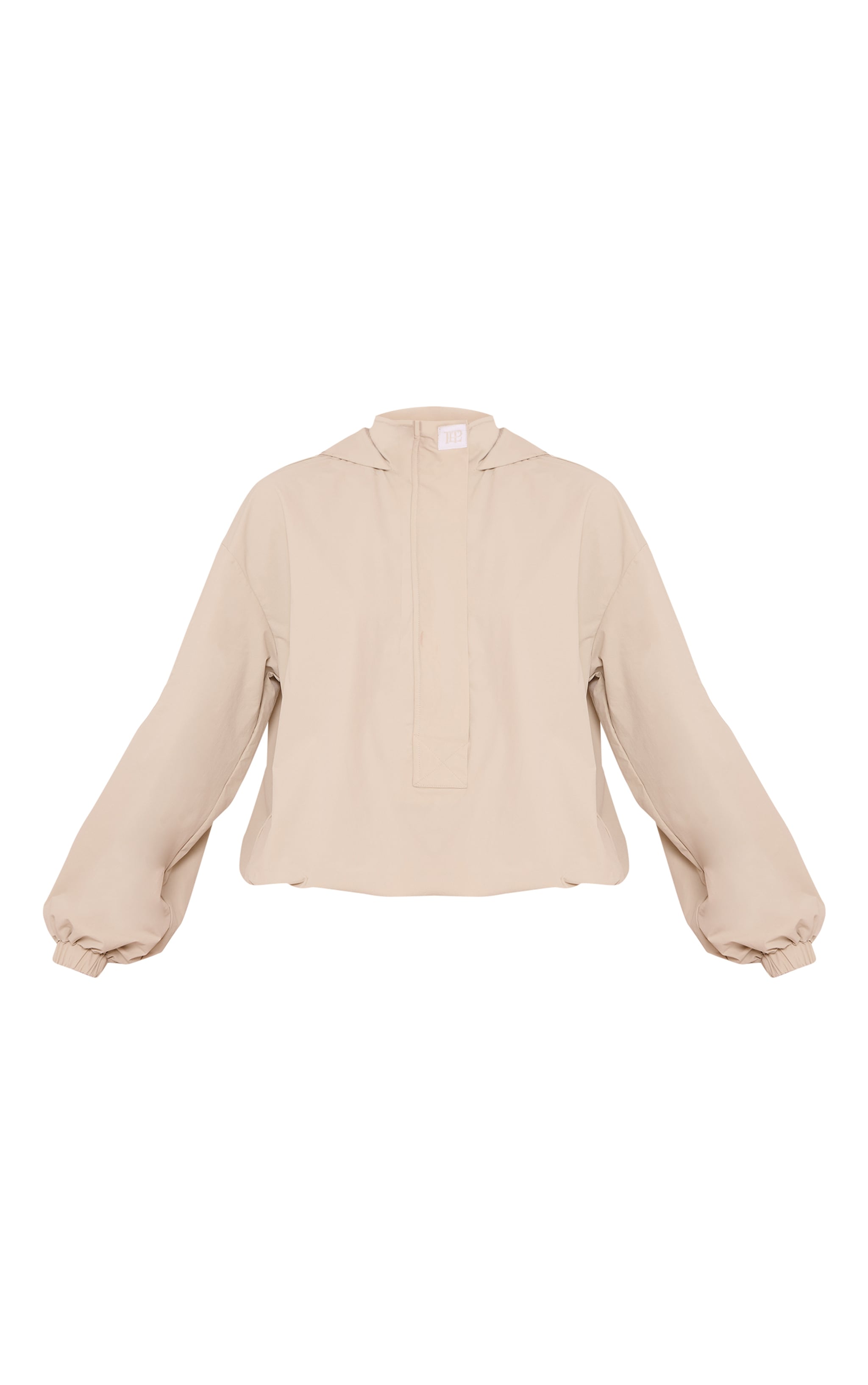 PLT Oatmeal Shell Quarter Zip Track Jacket image 5