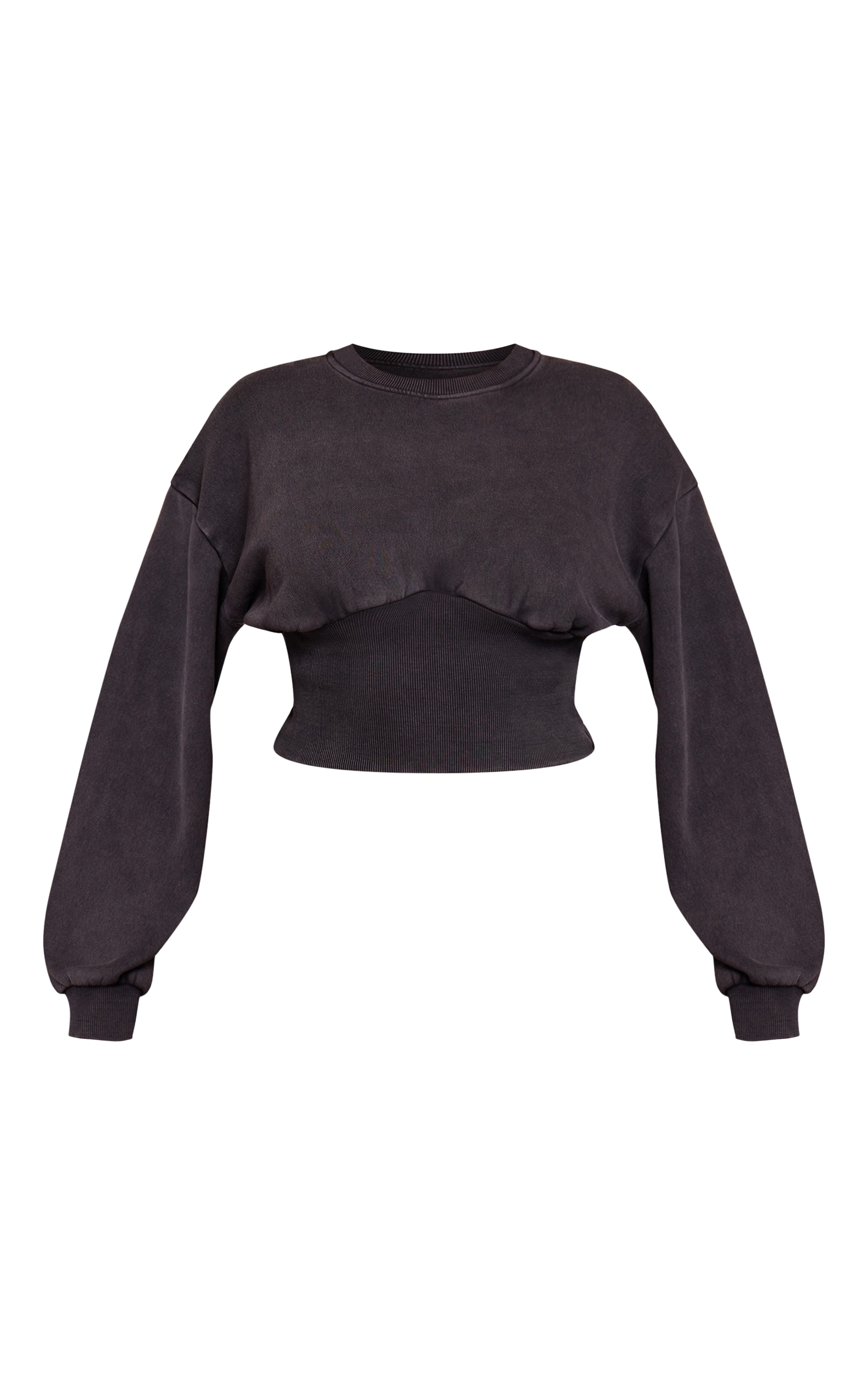 Shape Charcoal Cinched Waist Sweatshirt image 5