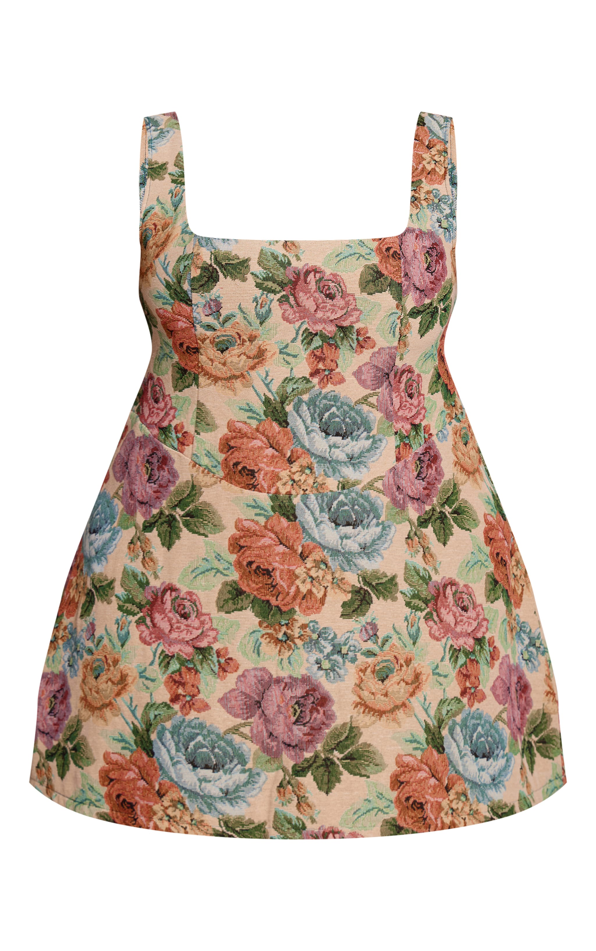 Plus Stone Floral Twill Bodycon Dress image 5