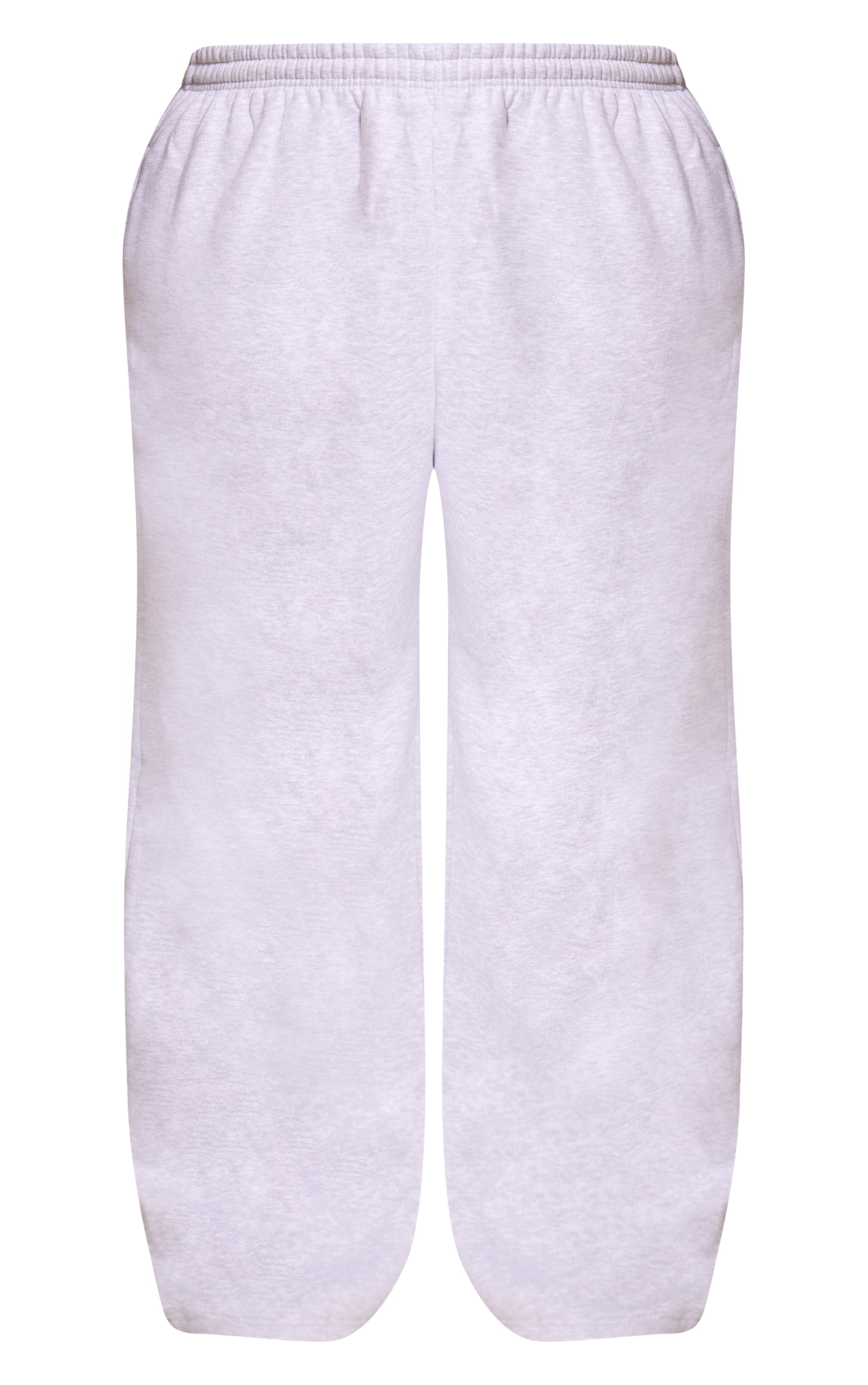 Plus Ash Grey Straight Leg Sweatpants image 5