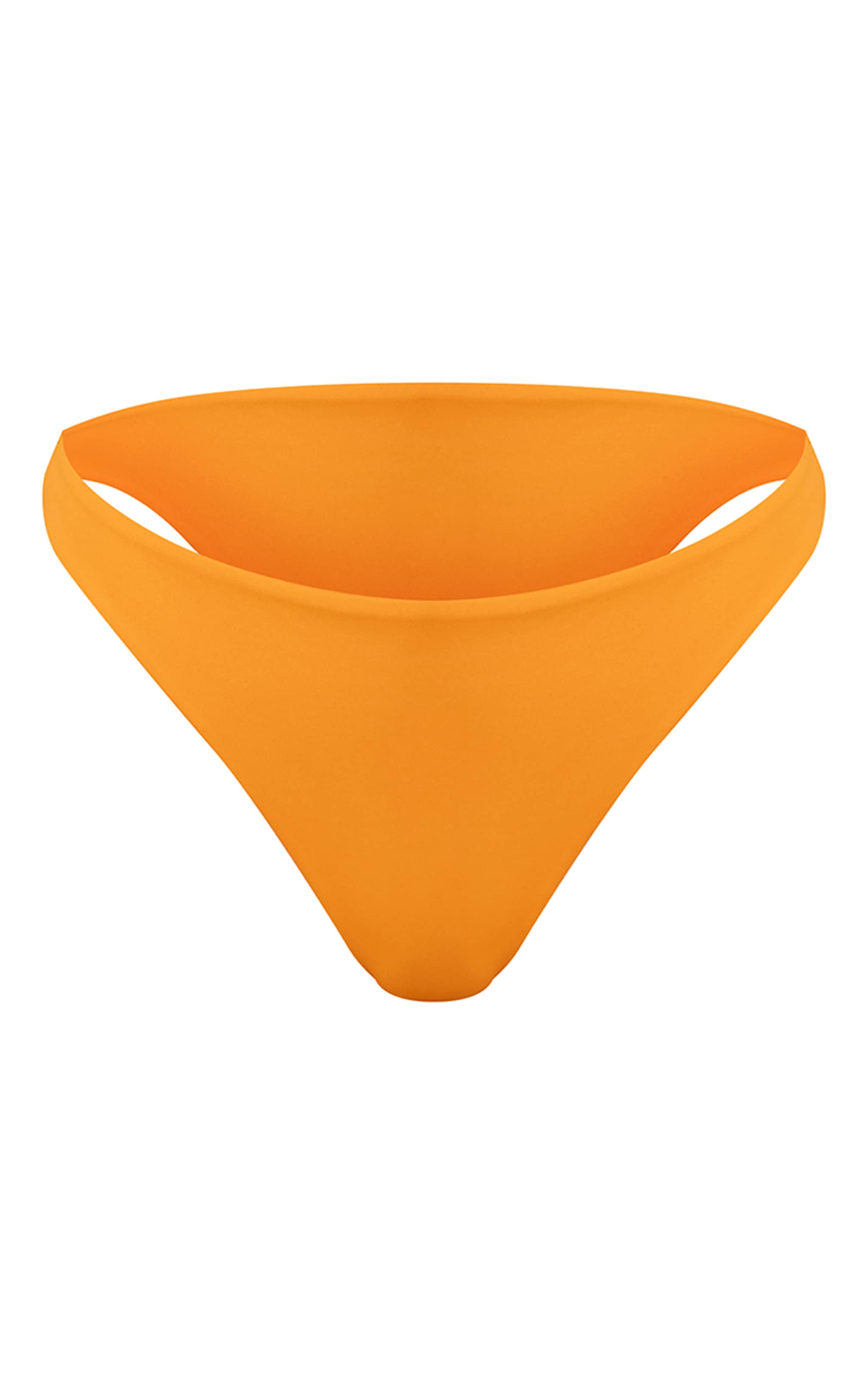 Orange High Leg Tanga Bikini Bottom image 5