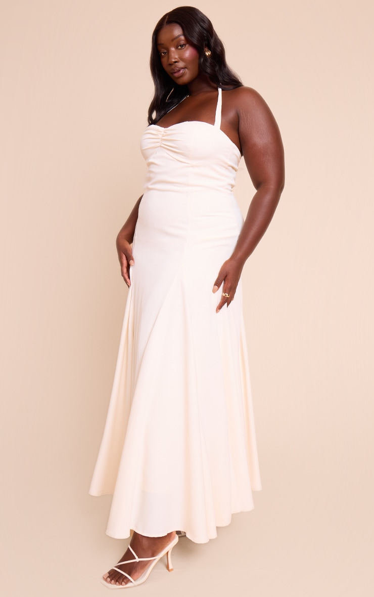 ワンピース RUBATI Macrame Halterneck Dress CREAM Sarnico Rope-Tie Halter Dress - Cream – The Frankie Shop