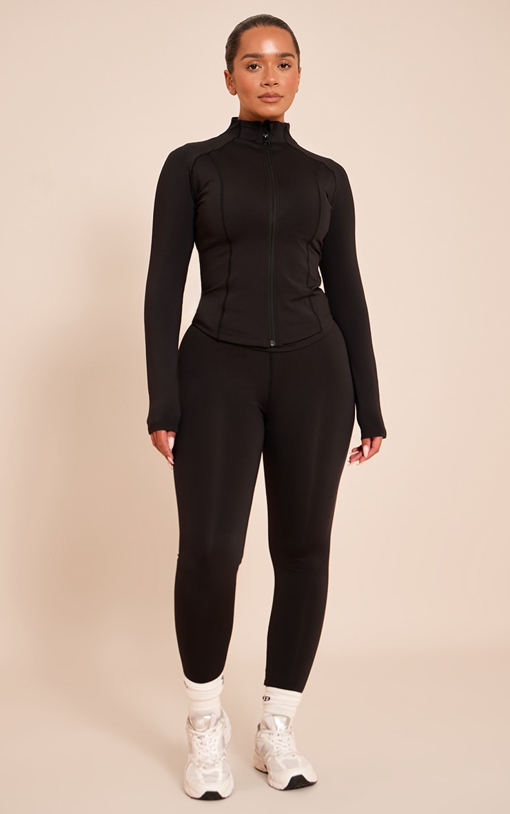 Shape Black Sculpt Wrap V Front Leggings image 1