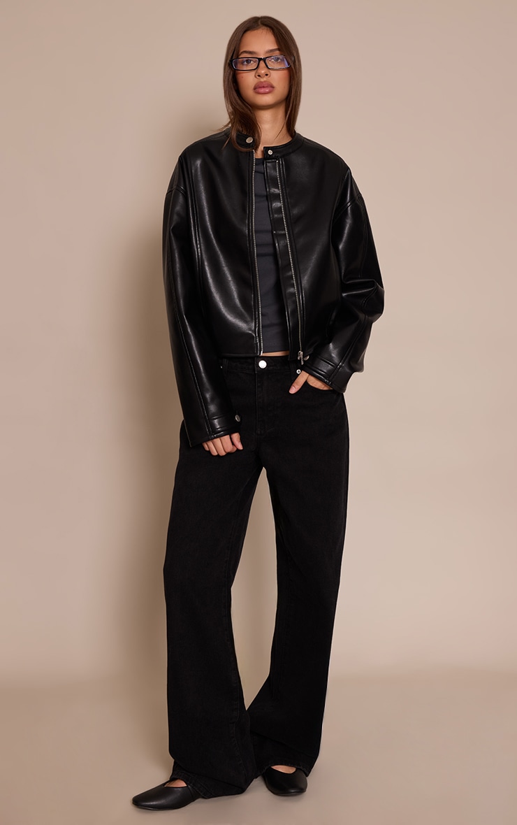 Charcoal Soft Cotton Boat Neck Flared Long Sleeve Top image 3