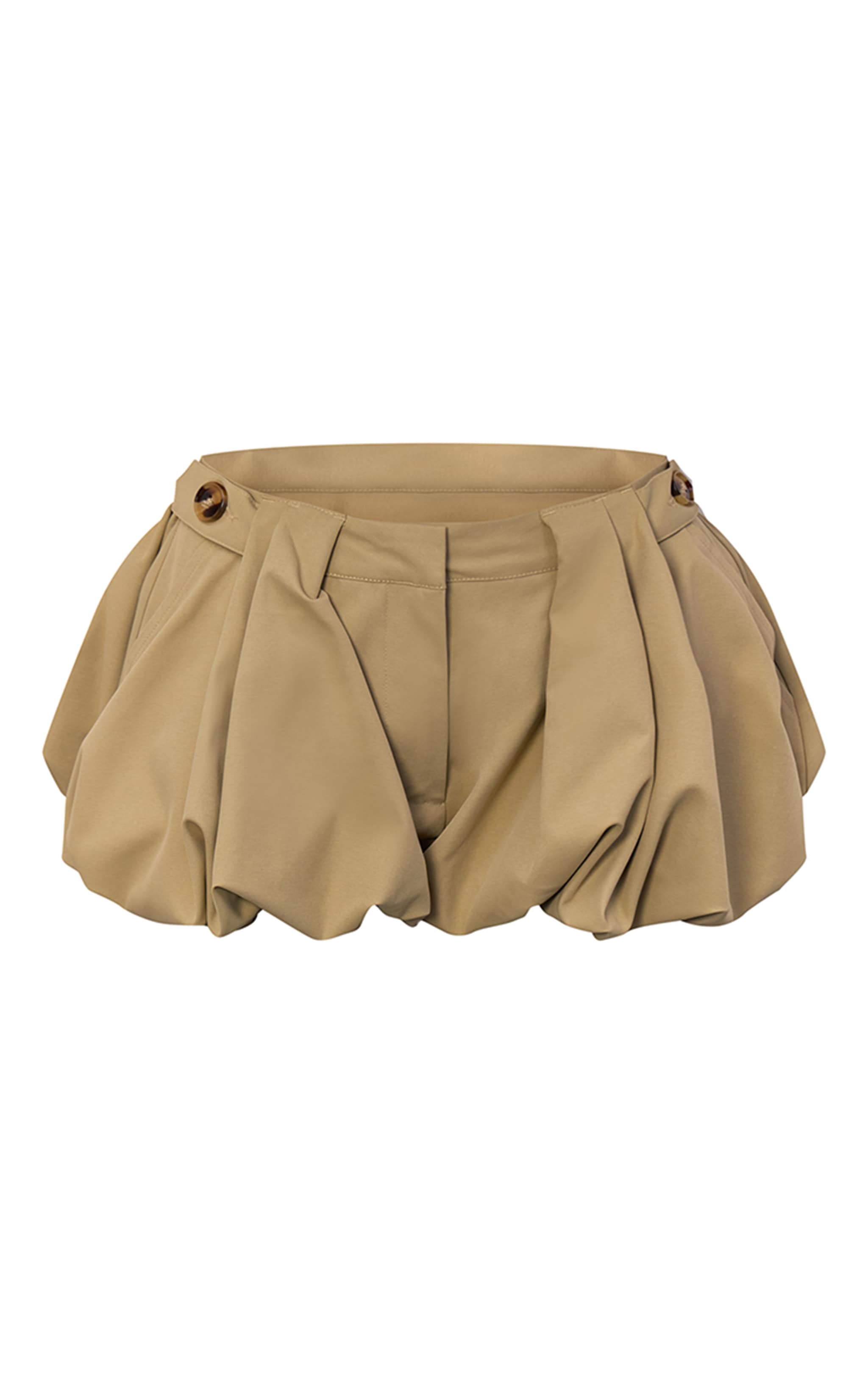 Stone Puffball Hem Shorts image 6