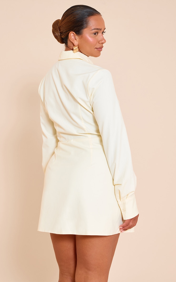 Shape Butter Cream Tailored A-line Shirt Dress image 2