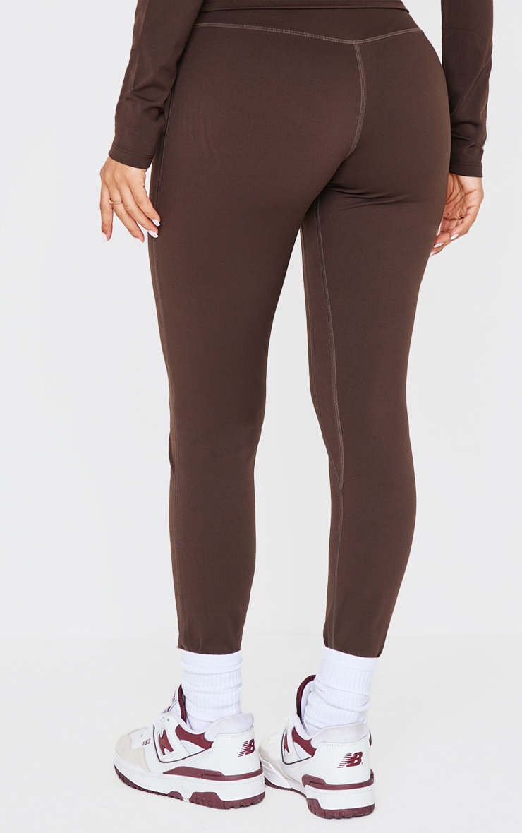 Petite Espresso Sculpt High Waist Gym Leggings image 3