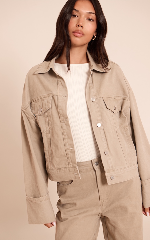 Veste stone à poignets retroussés
