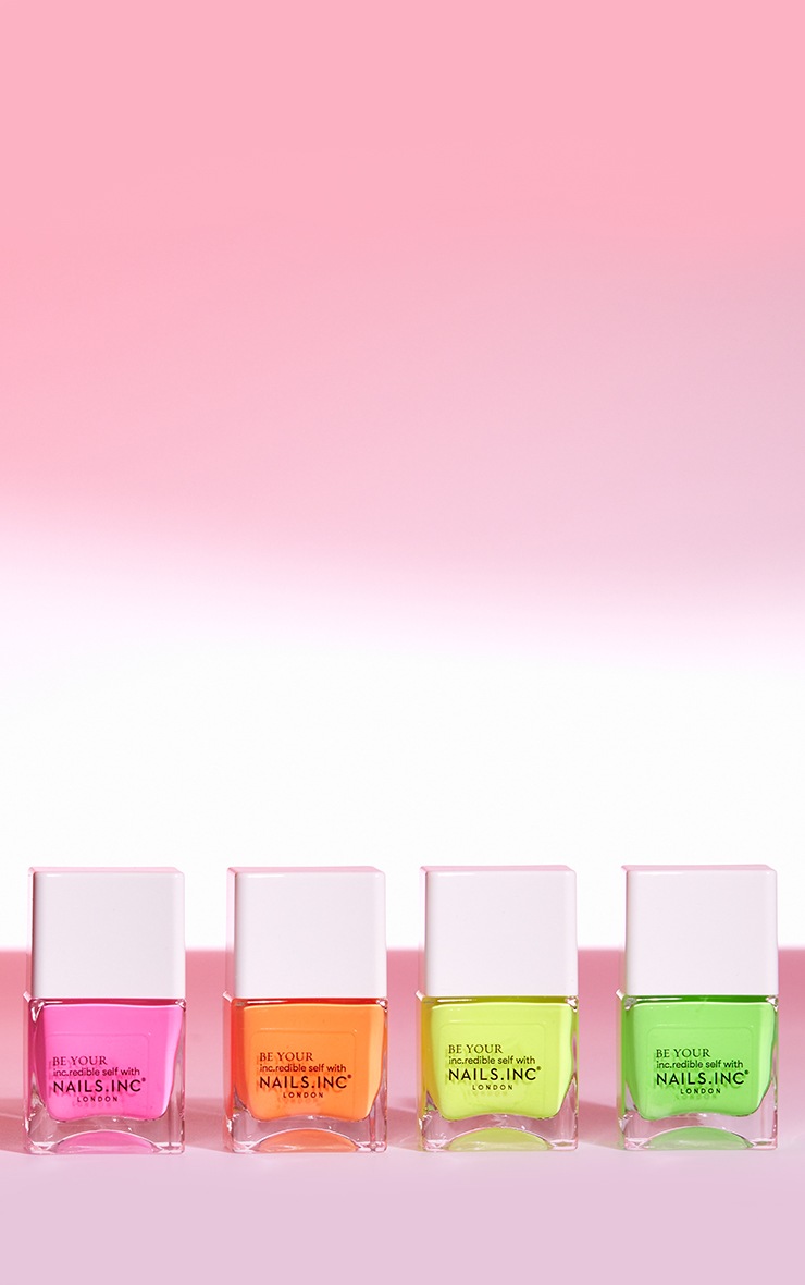 Nails.Inc Neon Lite Nail Polish Set PrettyLittleThing