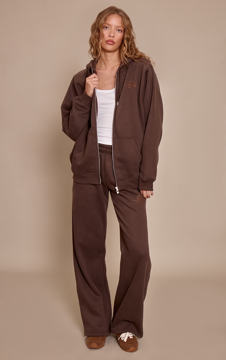 Chocolate PLT Sports Society Straight Leg Sweatpants image 2