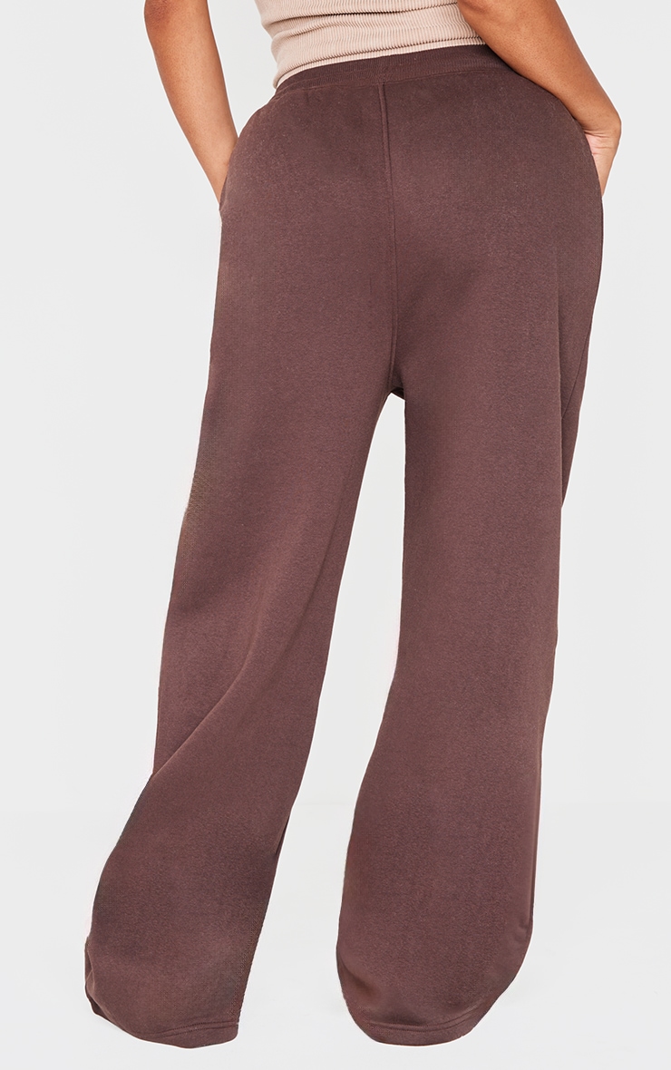 Shape Chocolate Binded High Waist Wide Leg Sweatpants image 3
