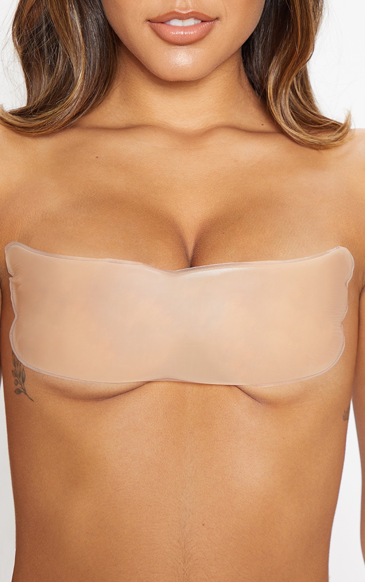 Nude Silicone Stick On Invisible Cleavage Bra