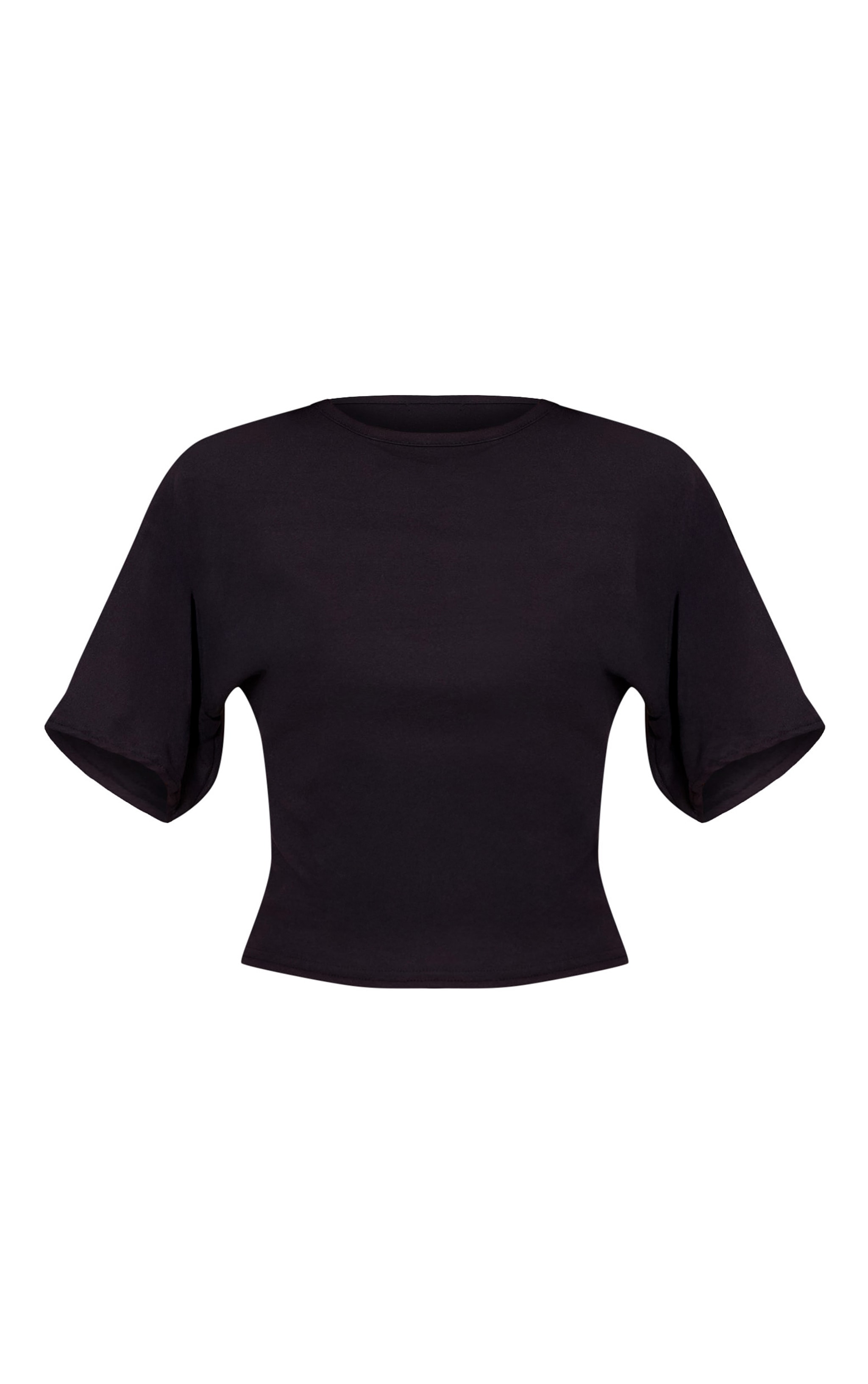 Black Soft Touch Boxy T Shirt image 5