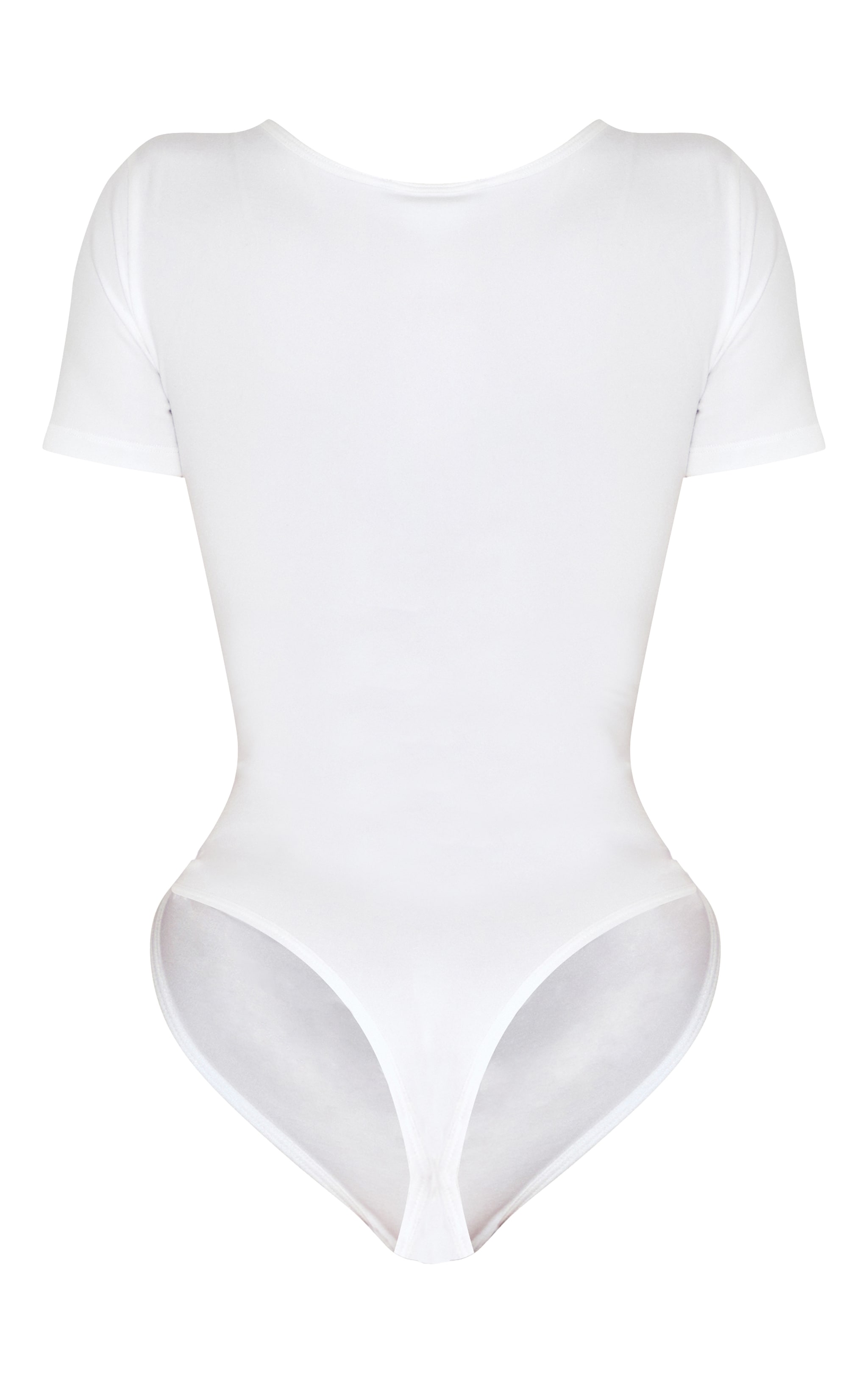 Shape White Sculpted V Neck Short Sleeve Bodysuit image 6