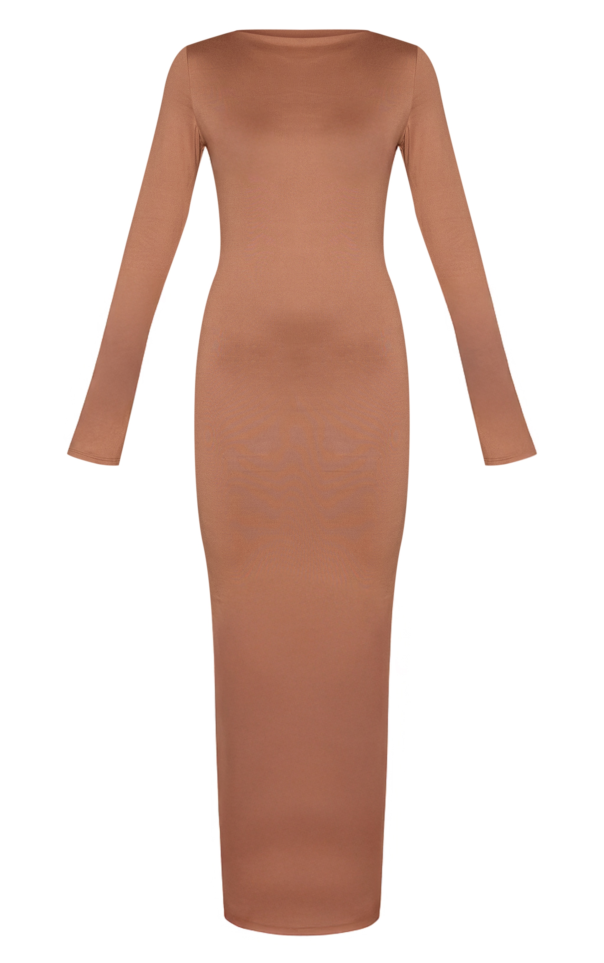 Mushroom Soft Touch Jersey Long Sleeve Maxi Dress image 5