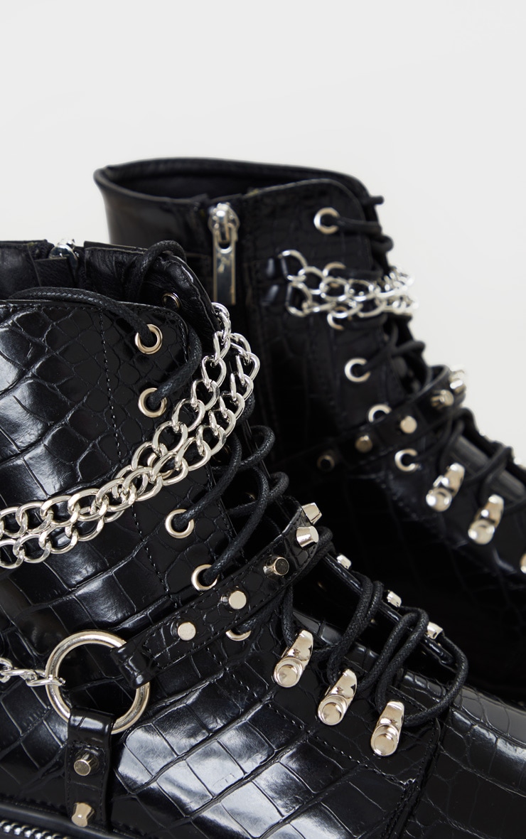 bottines avec chaines
