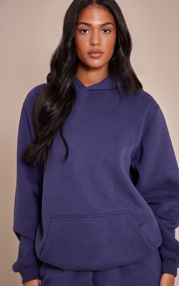 Tall Navy Oversized Pull Over Hoodie