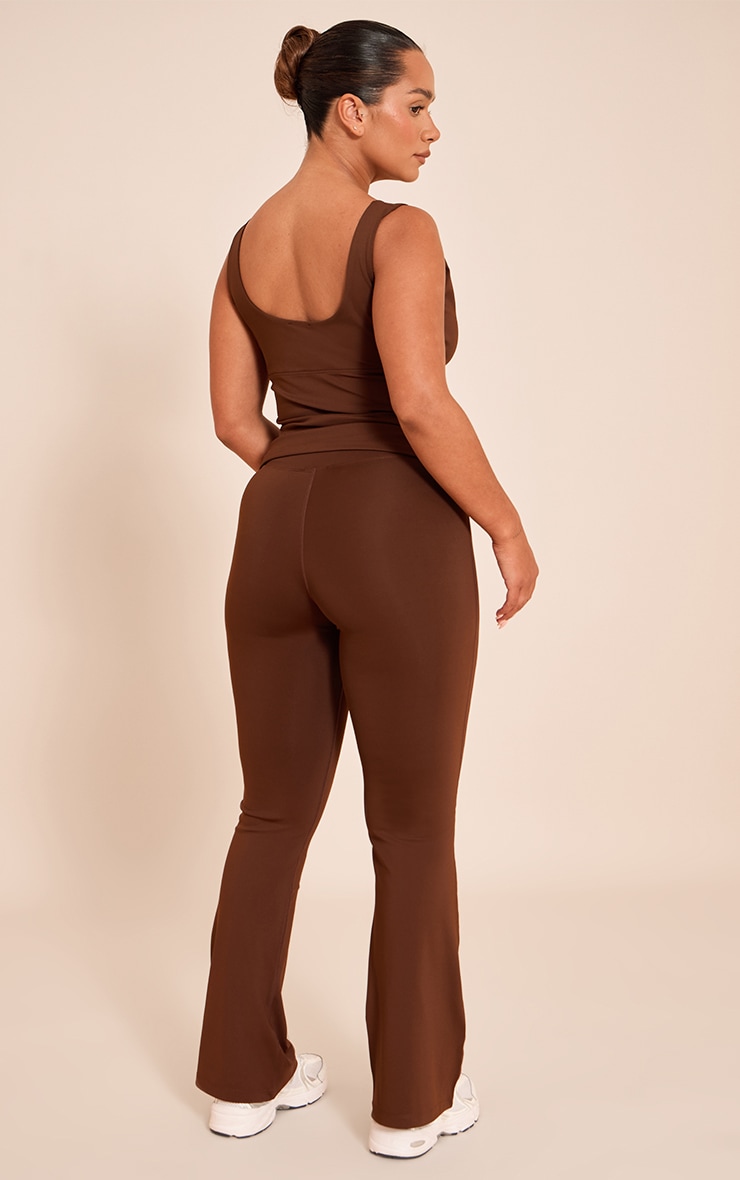 Shape Chocolate Sculpt Wrap V Front Wide Leg Pants image 3
