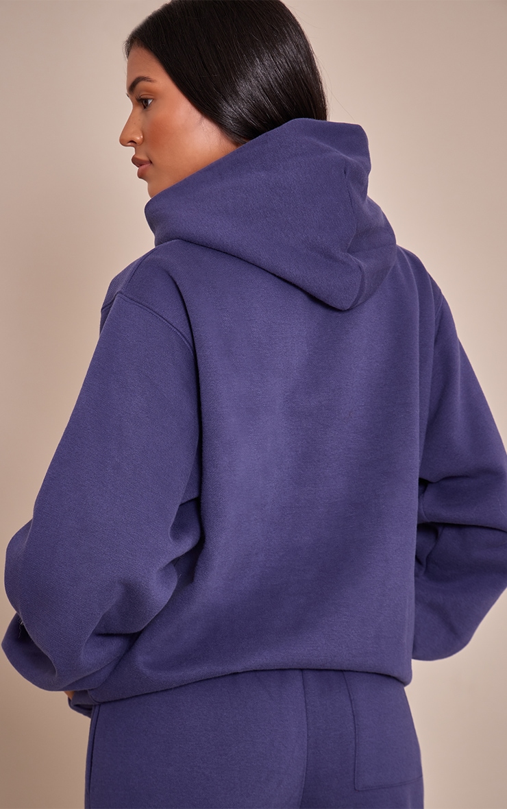 Tall Navy Oversized Pull Over Hoodie image 2