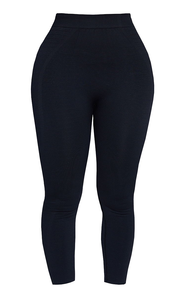 Shape Black Branded Gym Leggings image 5