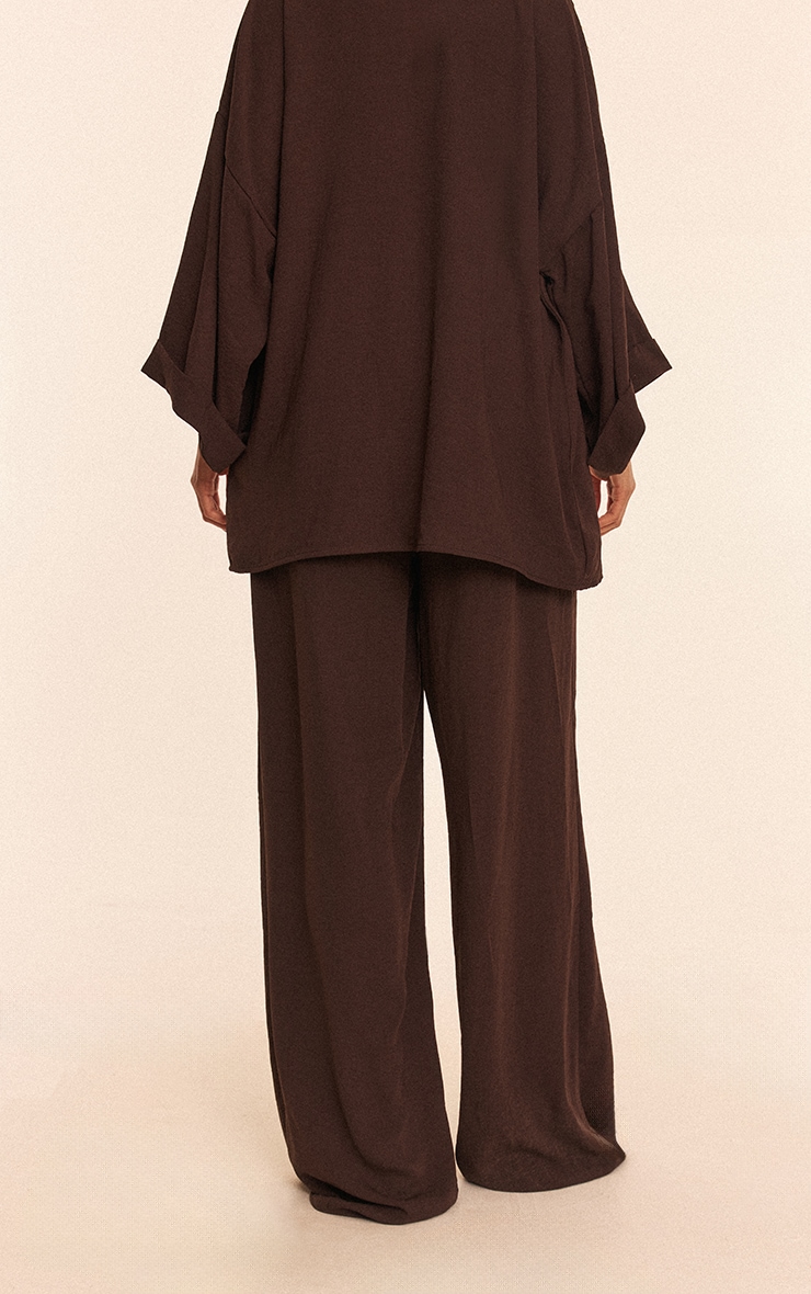 Chocolate Floaty Drawstring Beach Pants image 3