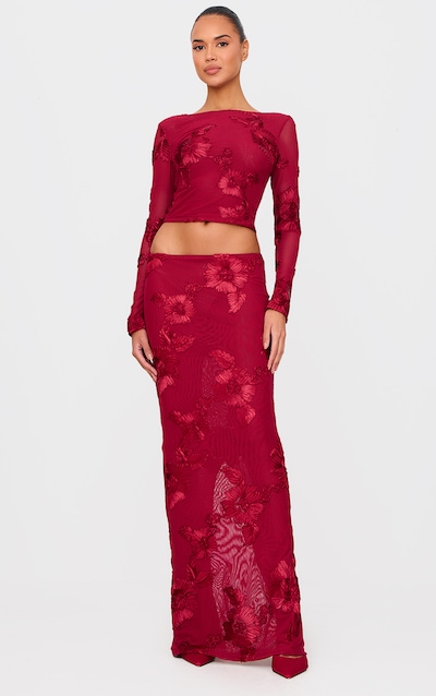 Be Home Soon Floral Maxi Skirt