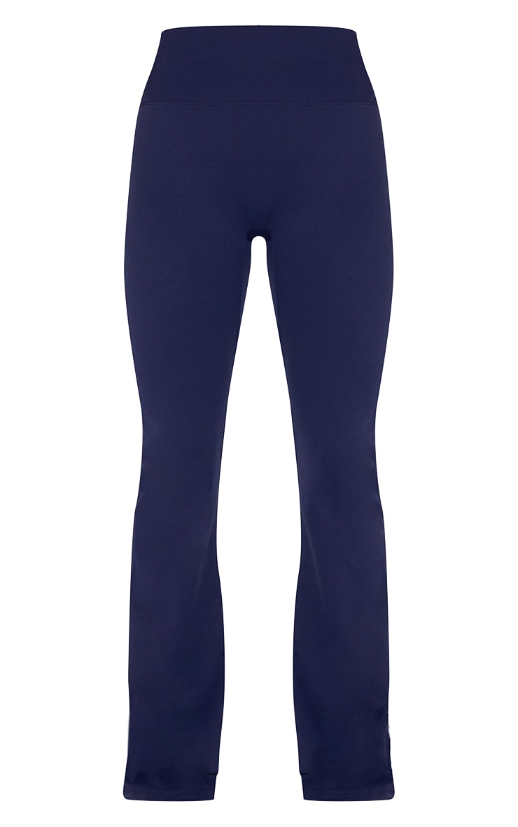 Pantalon de Yoga Évasé Taille Haute Sculpt Marine Coupe Petite image 5