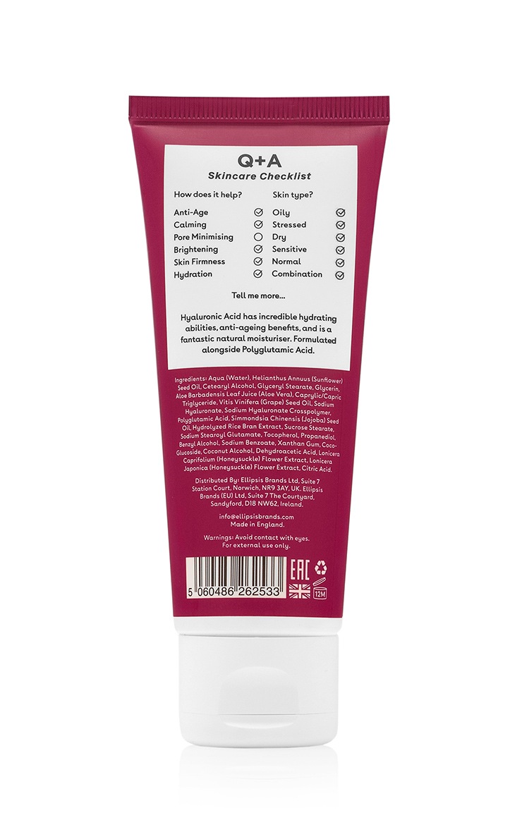 Q+A Hyaluronic Acid Daily Moisturiser 75Ml image 2