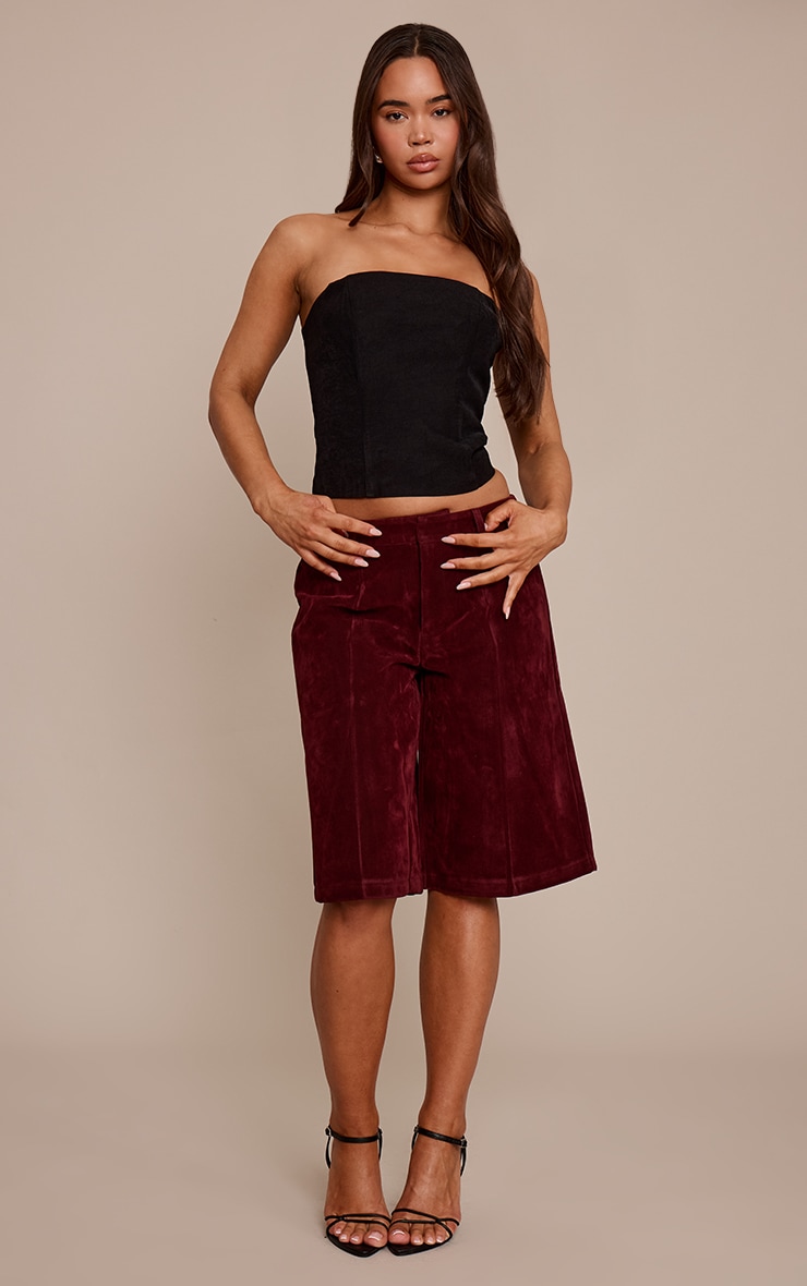 Jort en suédine prune image 4