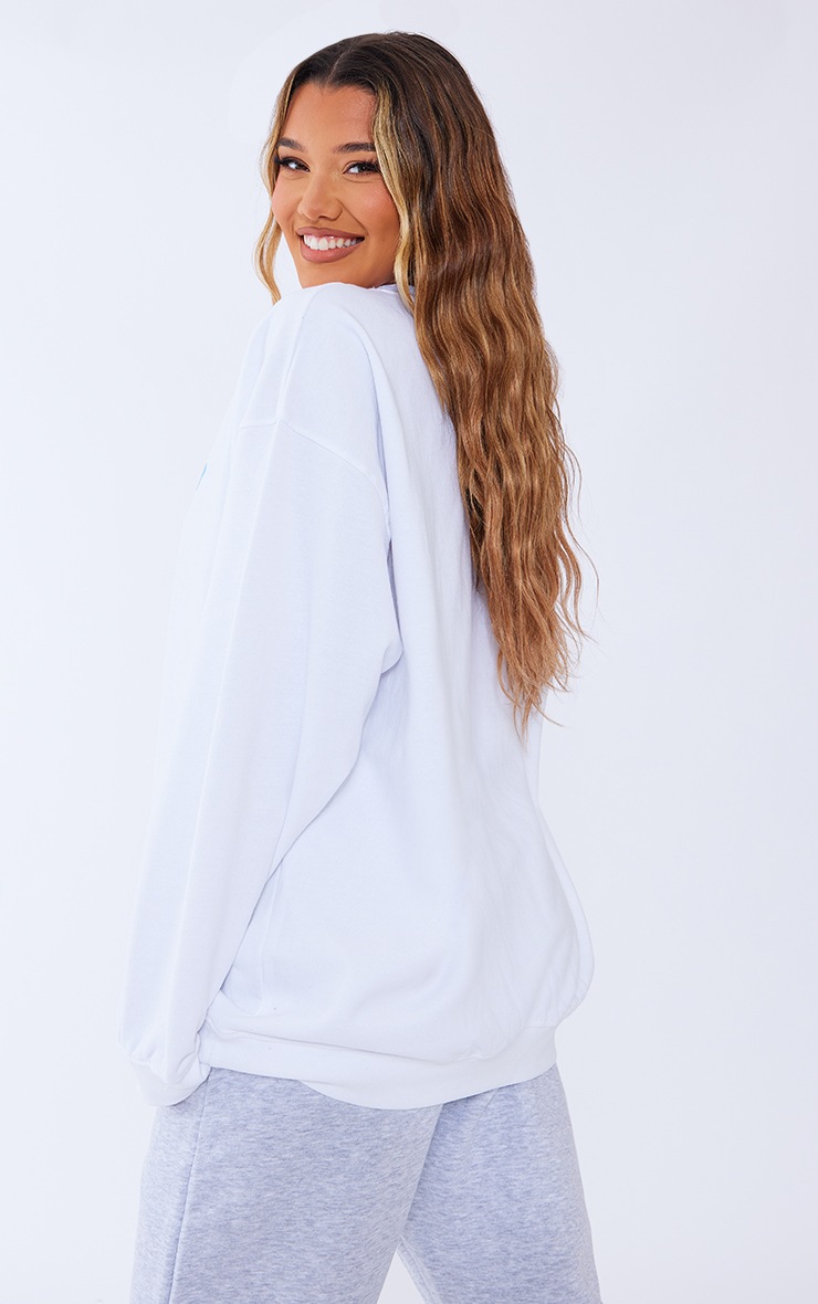 Cream Monaco Printed Sweatshirt image 2