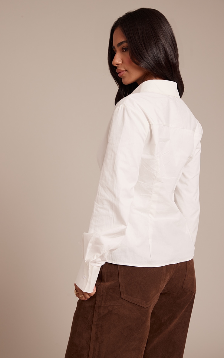Petite Chemise blanche à boucle devant image 2