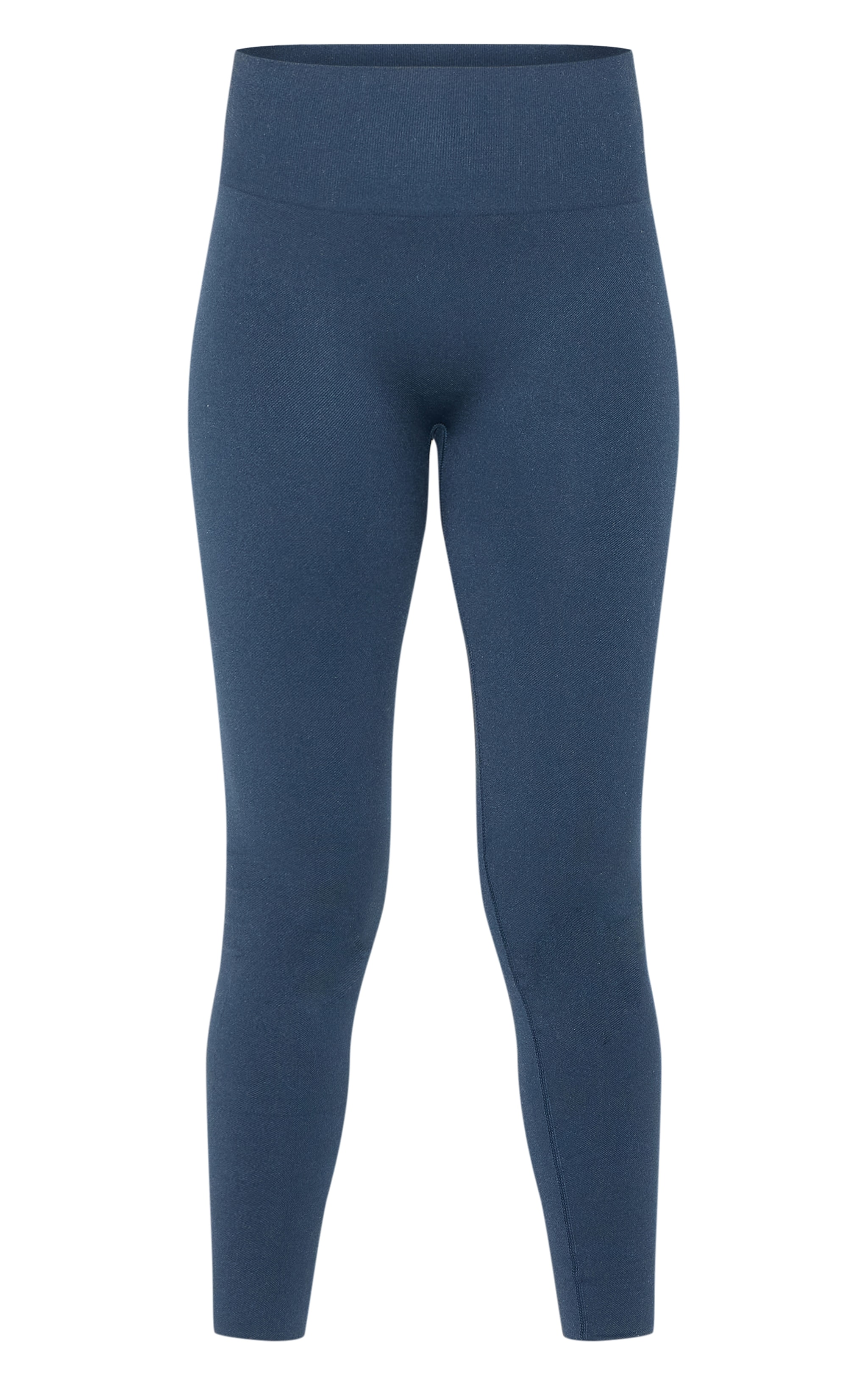 Navy Basic Seamless High Waist Gym Leggings image 5