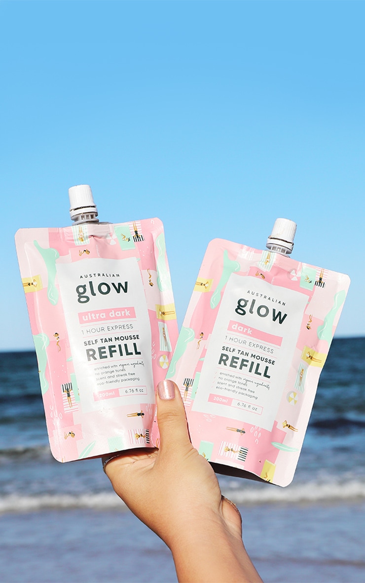 Australian Glow One Hour Express Self Tanning Mousse Refill Dark