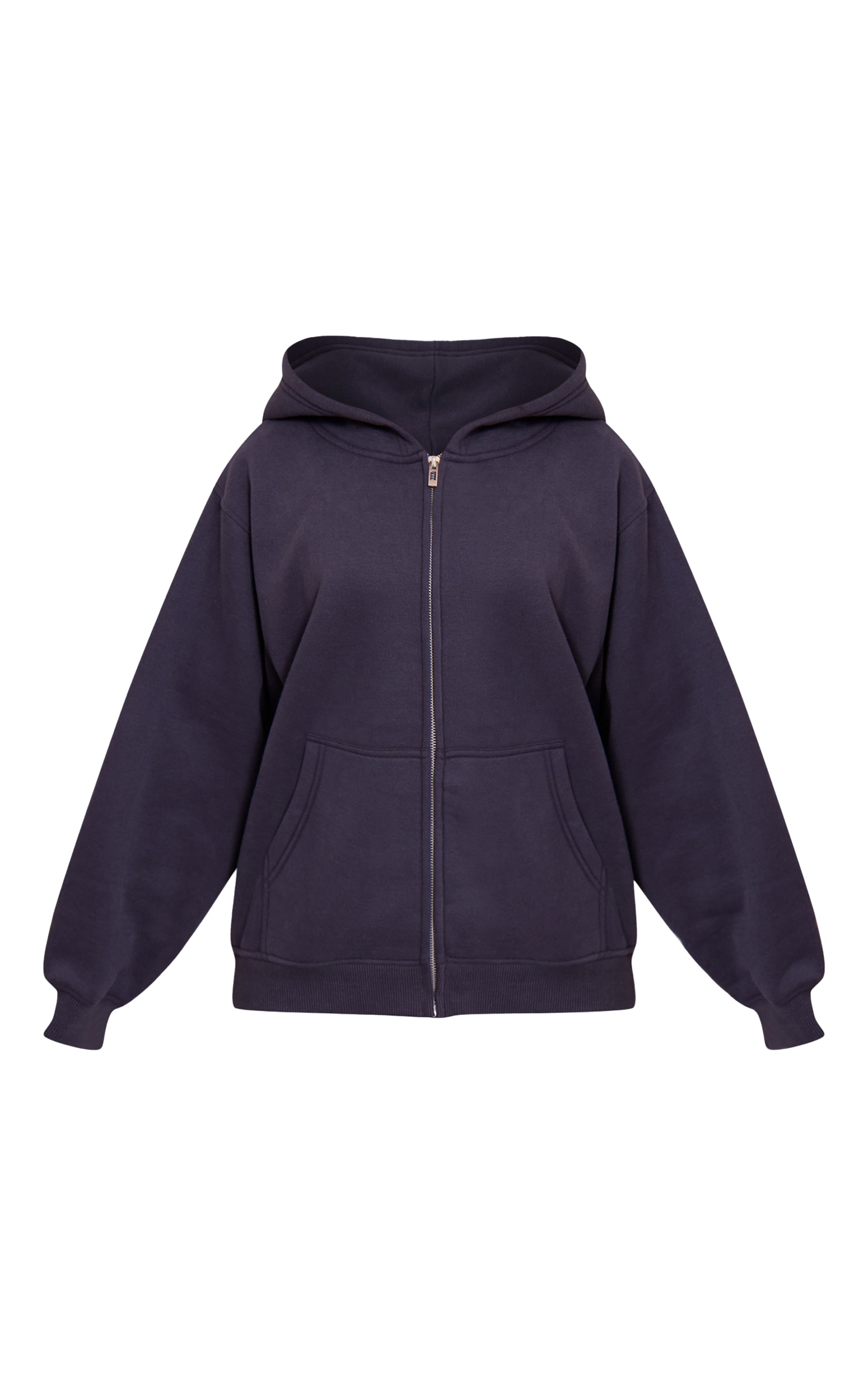 Petite Navy Zip Through Hoodie image 5