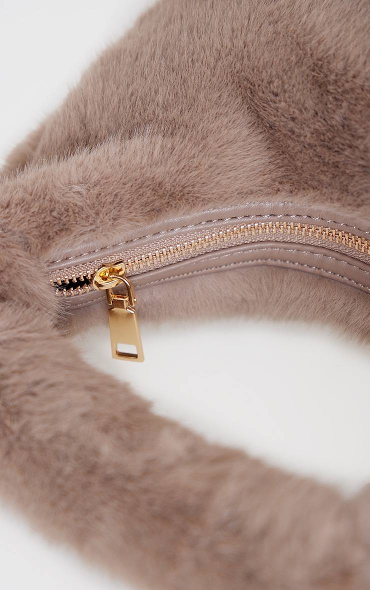 Mushroom Faux Fur Grab Bag