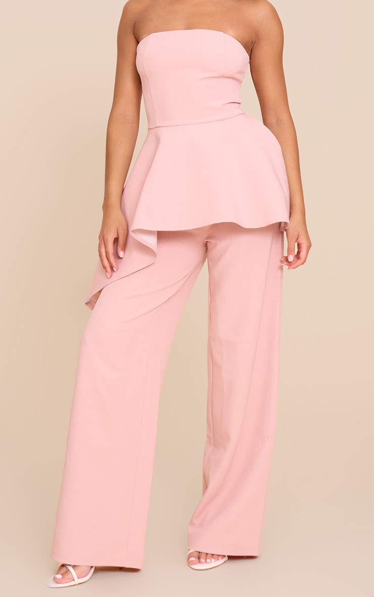 Light Pink Premium Tailored Straight Leg Pant image 2
