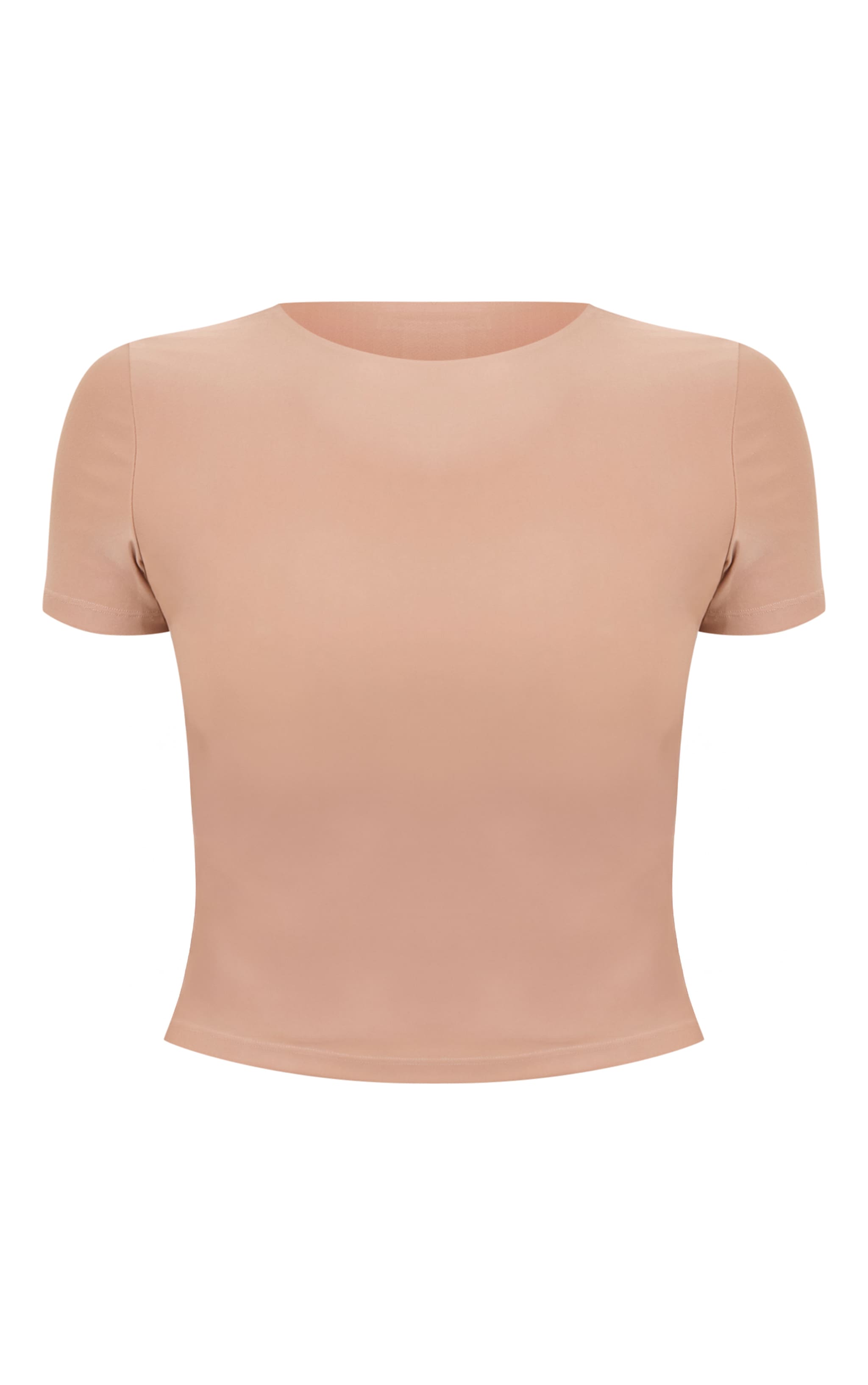 Bone Polyamide Longline T- Shirt image 5