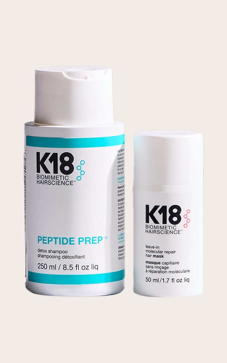 K18 Peptide Detox Shampoo & Molecular Repair Mask Bundle (Worth £99) image 1